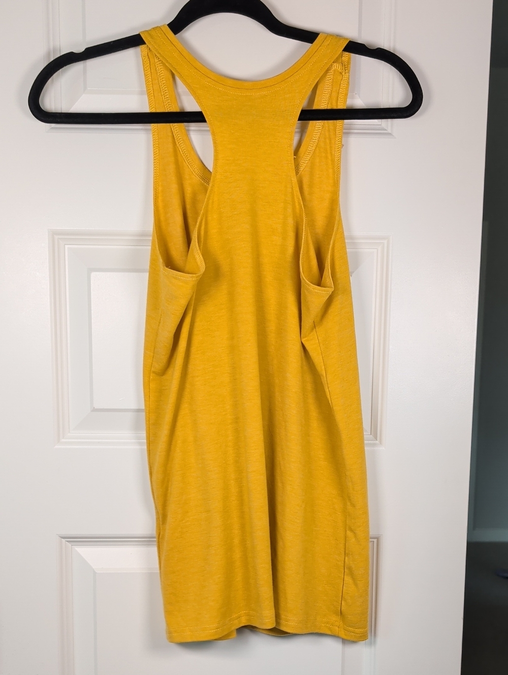 Yellow Racerback Tank with Tag - Picture 4 of 5